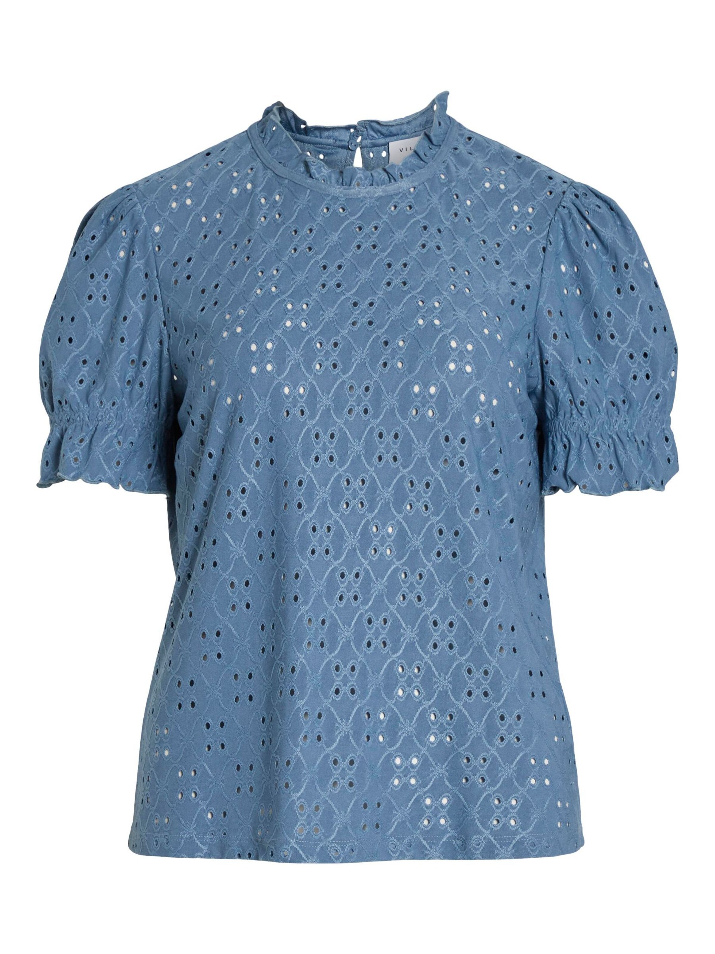 VILA Bluse 'KAWA' i blå: forside
