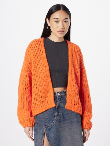 OUI Strickjacke in Orange: Vorderseite