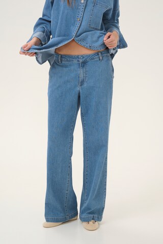My Essential Wardrobe Loose fit Jeans in Blue: front