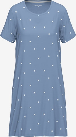 TOM TAILORSpavaćica košulja - plava boja: prednji dio