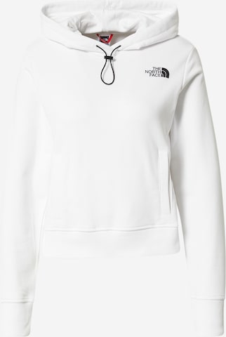 THE NORTH FACE Sweatshirt in Wit: voorkant