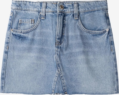 Bershka Jupe en bleu denim, Vue avec produit