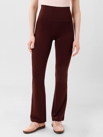 évasé Leggings 'Belle' Les Lunes en marron