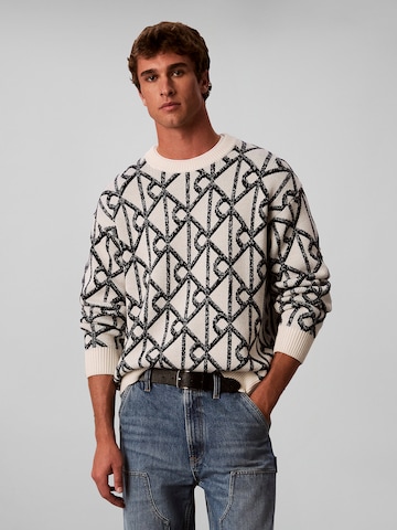 Calvin Klein Pullover in Braun: Vorderseite