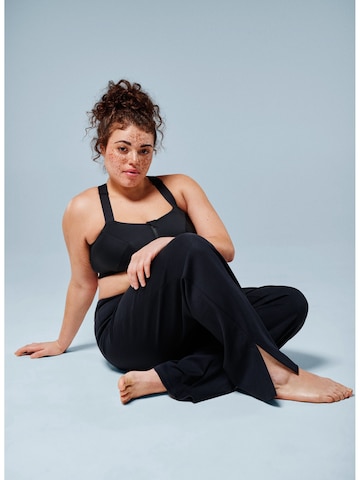 Active by Zizzi Rozšírený strih Nohavice 'Victoria' - Čierna