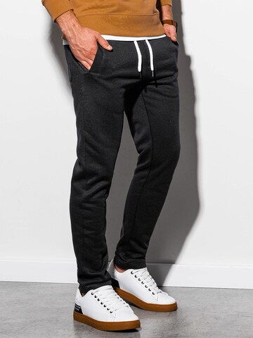 Ombre Tapered Pants 'P866' in Black