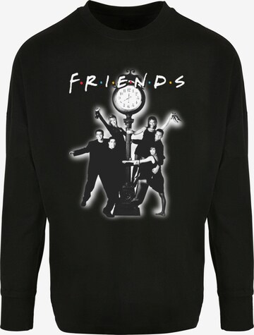 ABSOLUTE CULT Shirt 'Friends - Clock Mono Photo' in Black: front