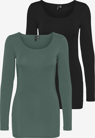 VERO MODA Shirt 'MAXI' in Bruin: voorkant