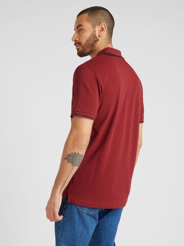 T-Shirt 'SLHDante' SELECTED HOMME en rouge