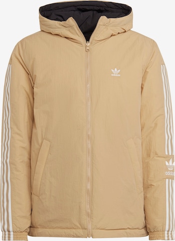 ADIDAS ORIGINALS Between-season jacket 'Adicolor' in Beige: front