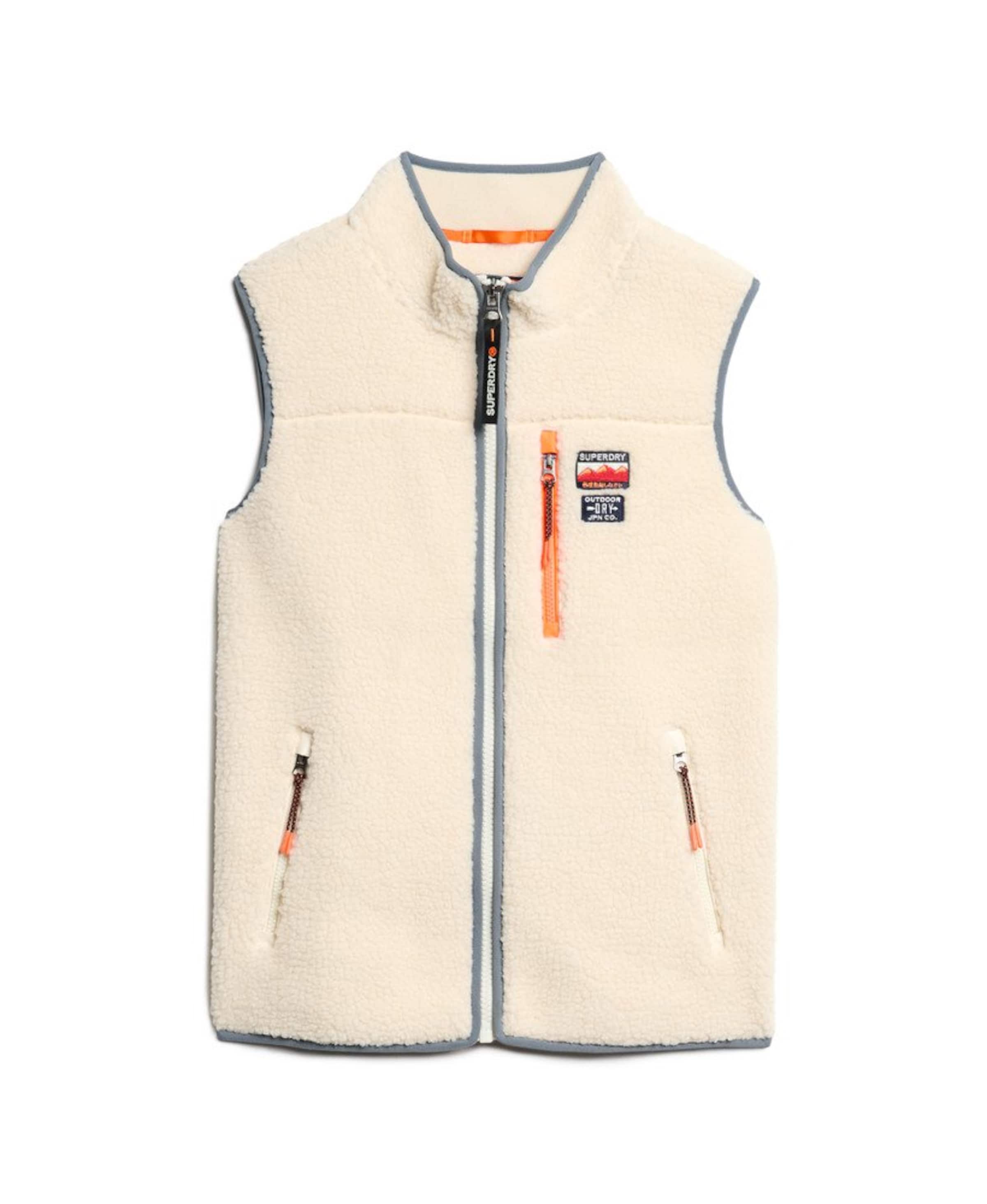 Superdry Bodywarmer in Beige: voorkant