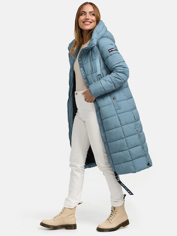 NAVAHOO Wintermantel in Blauw