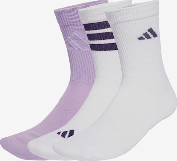 purpurinė ADIDAS SPORTSWEAR Sportinės kojinės 'Logo 3 Pairs': priekis