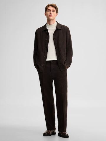 Loosefit Pantalon à plis STRELLSON en marron