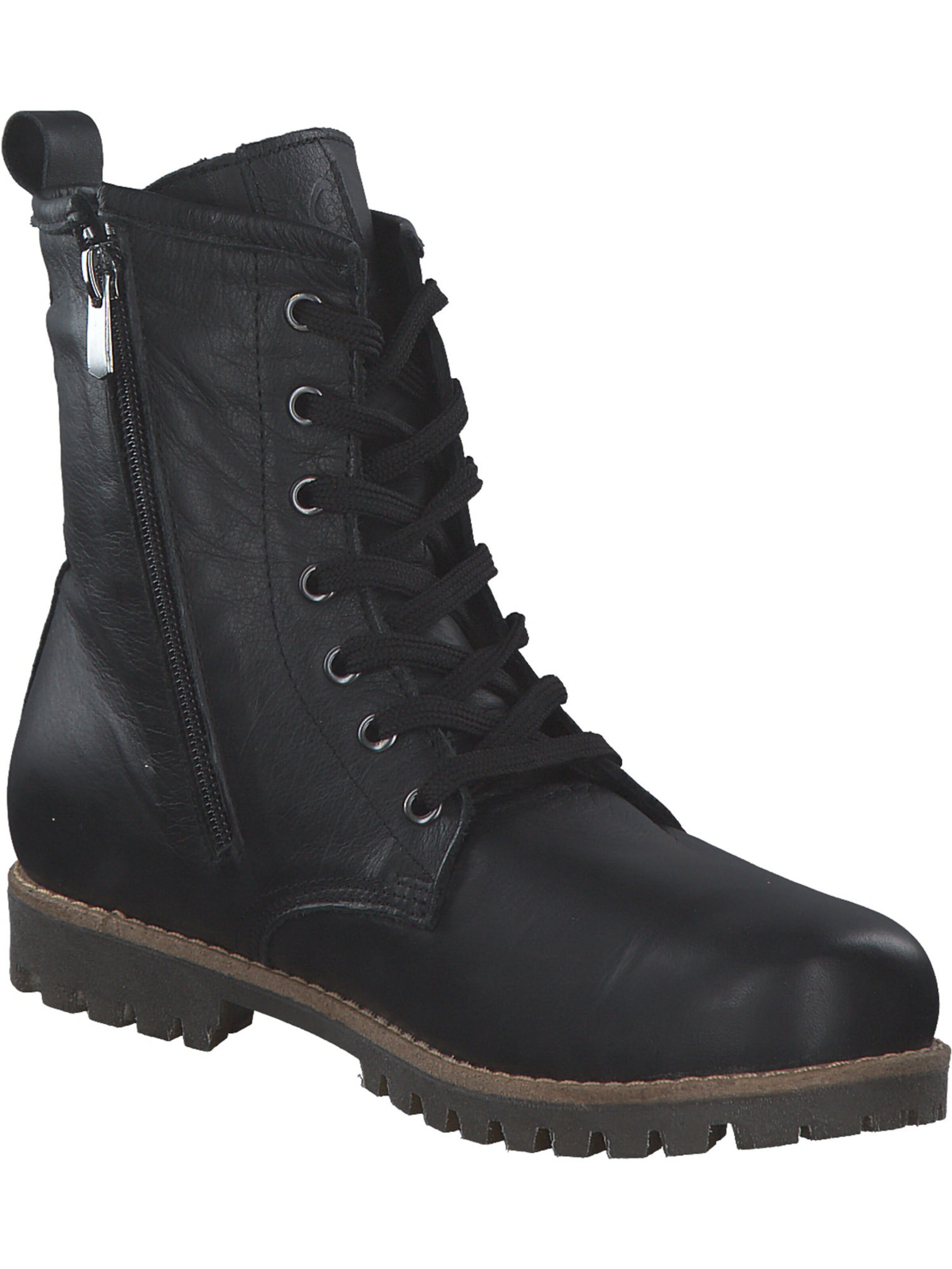 Esgano Lace-up bootie in Black