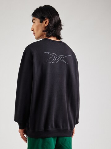 Reebok Спортивный свитшот в Черный: спереди
