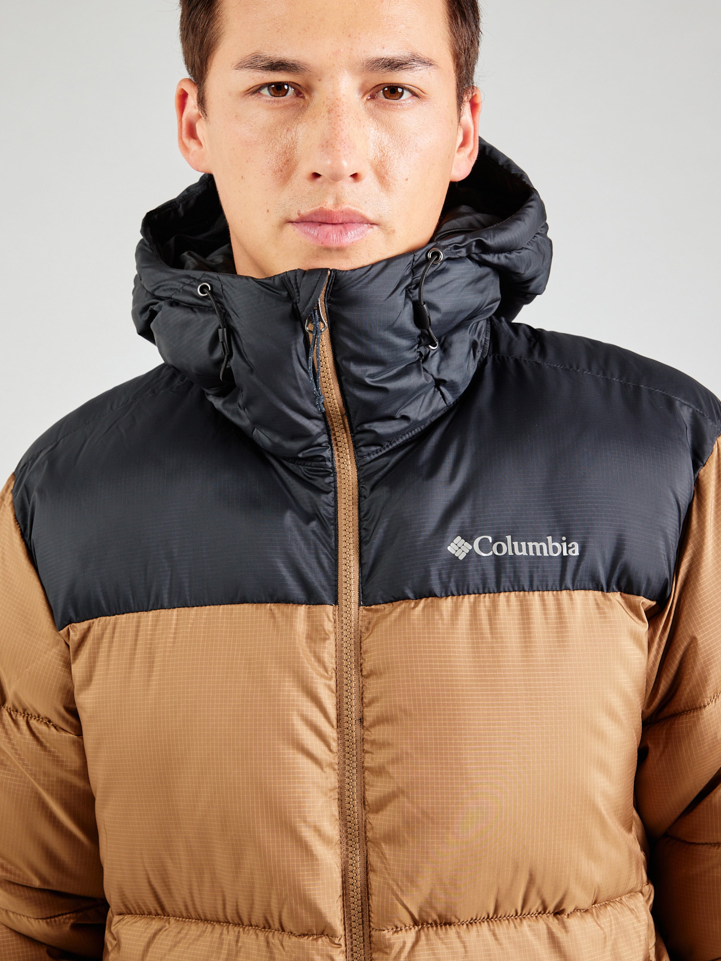 00s Columbia 短丈 hooded puffer jacket y2k