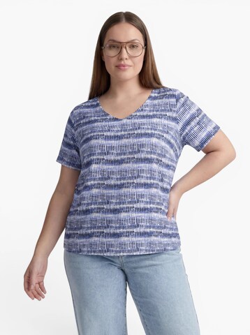 ONLY Carmakoma Blus 'CARHAVANA' i blå: framsida