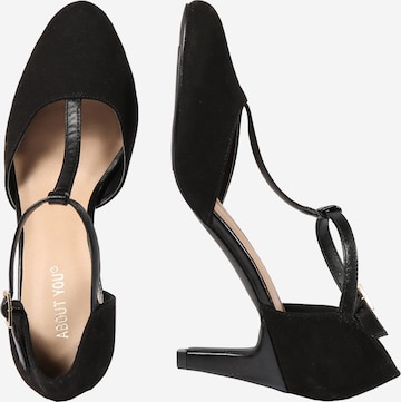 ABOUT YOU - Zapatos con plataforma 'Jasmine' en negro