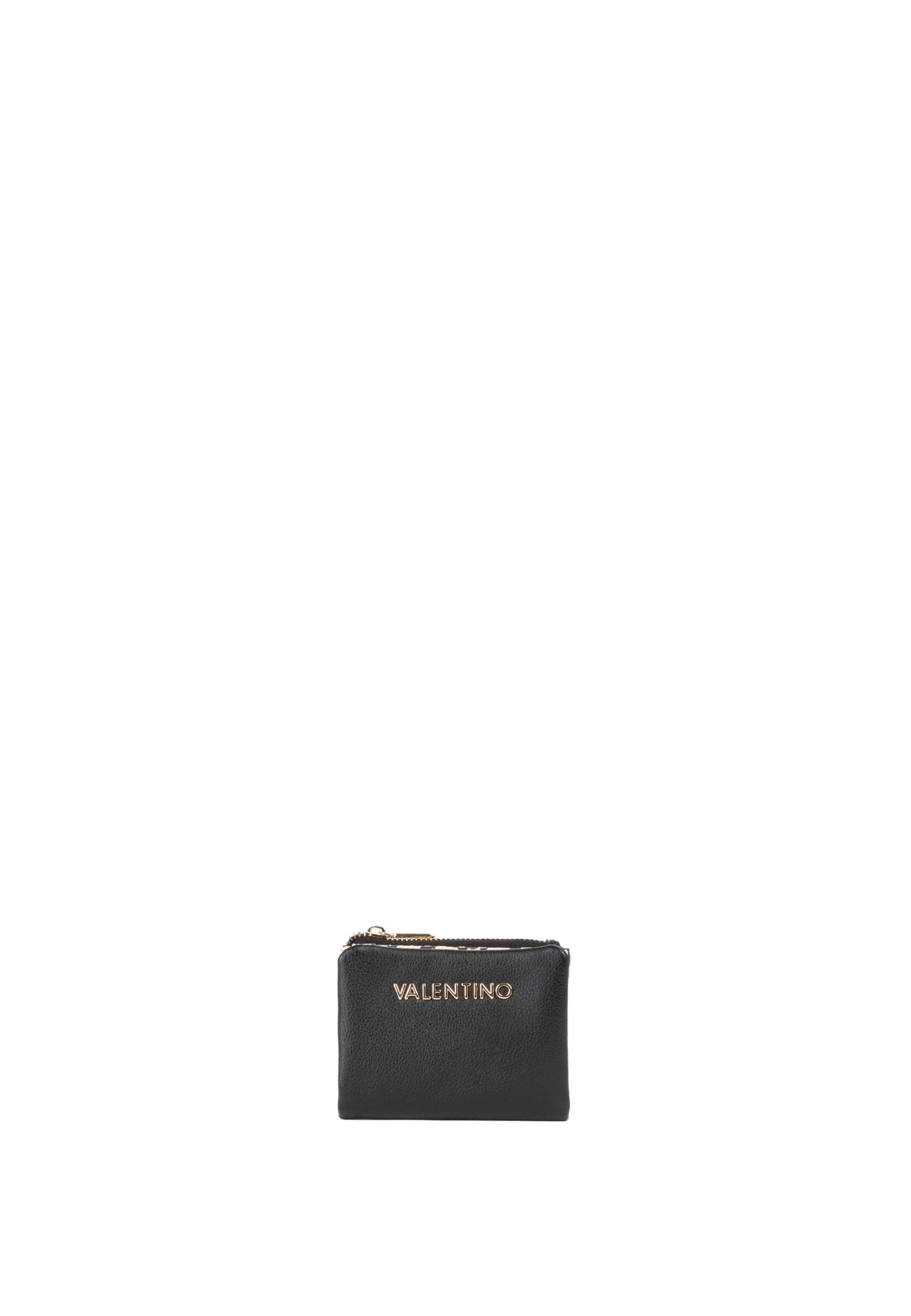 VALENTINO - Carteiras 'LEO' em preto: frente