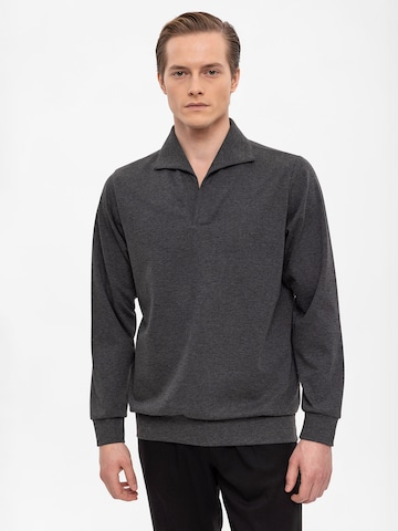 Antioch Sweatshirt i grå: framsida