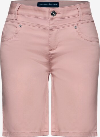 STREET ONE Pants in Pink: front