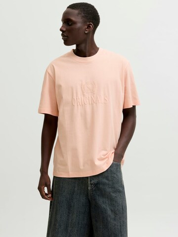 JACK & JONES Tricot 'Frederiksberg' in Oranje: voorkant