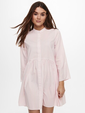 Robe-chemise 'Ditte' ONLY en rose : devant