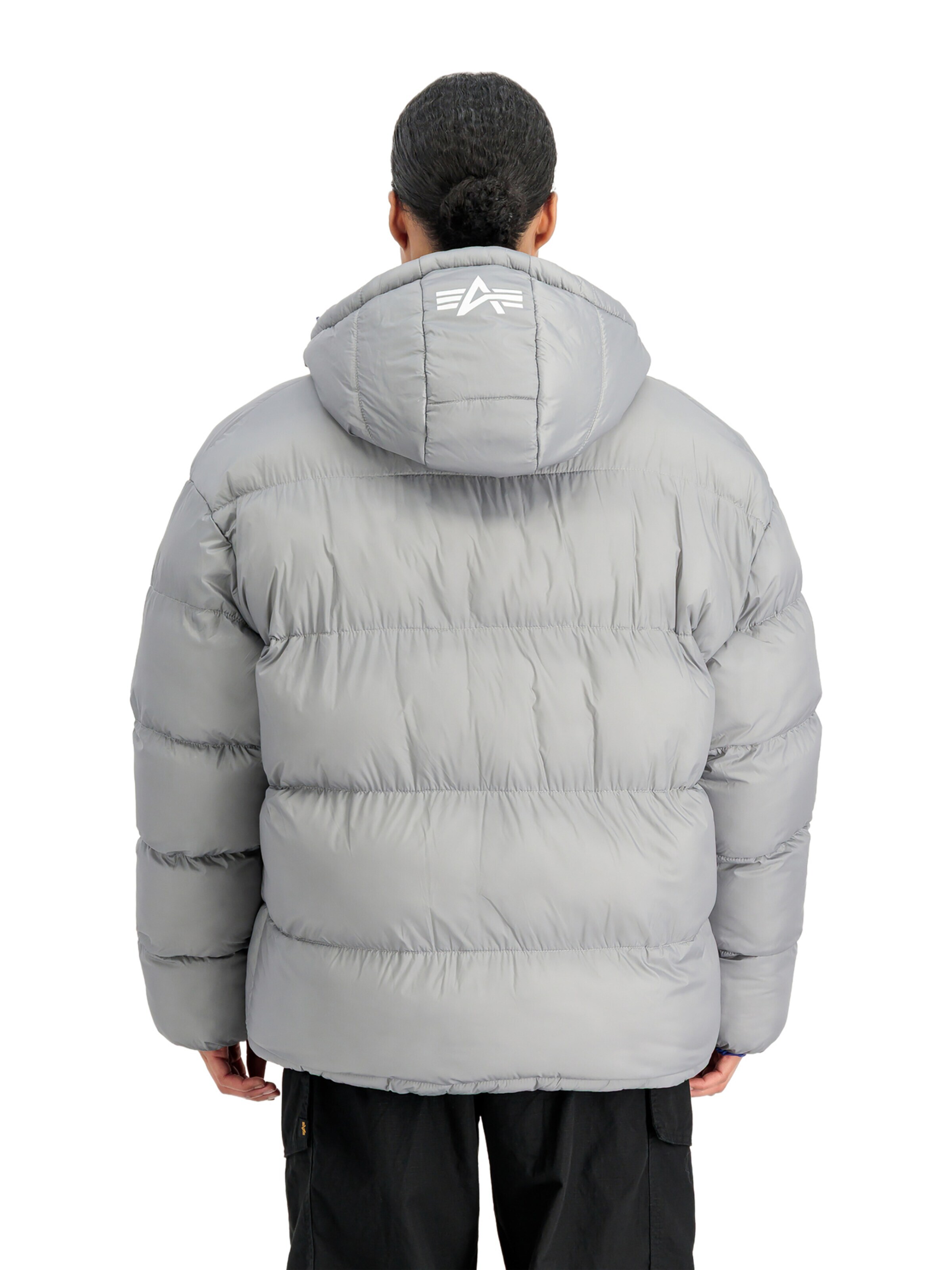 ALPHA INDUSTRIES Winter Jacket 'MA-1' in Blue