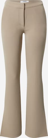 ABOUT YOU x Iconic by Tatiana Kucharova Flared Hose 'Edina' in Beige: predná strana