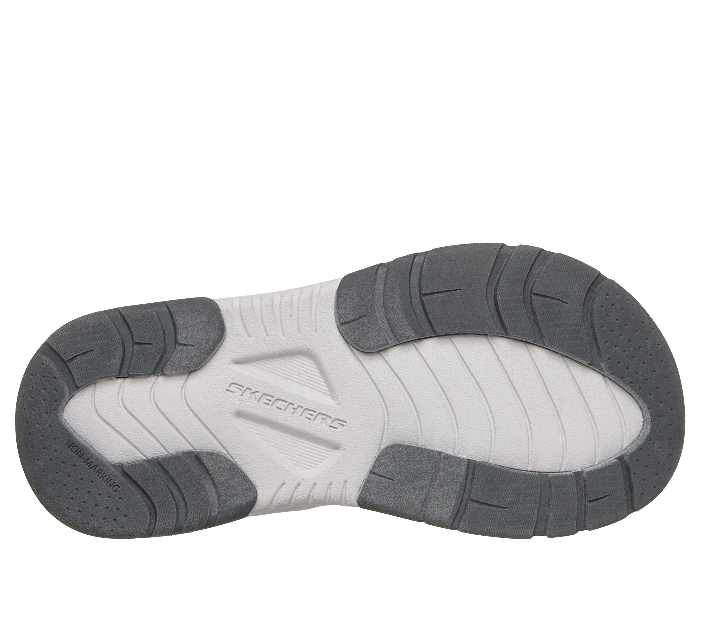 SKECHERS Sandale in Grau
