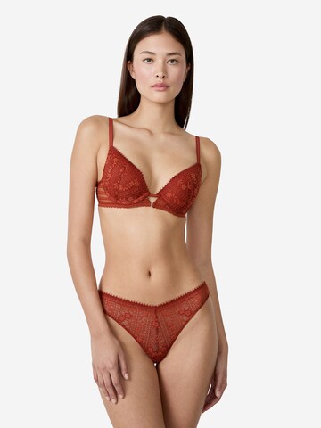 ETAM Push-up Bra 'Aura' in Brown