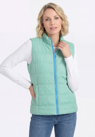 MIMO Vest in Grün: Vorderseite