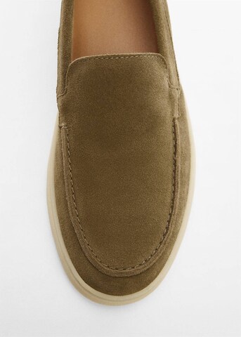 MANGO MAN Moccasins 'Easy' in Green