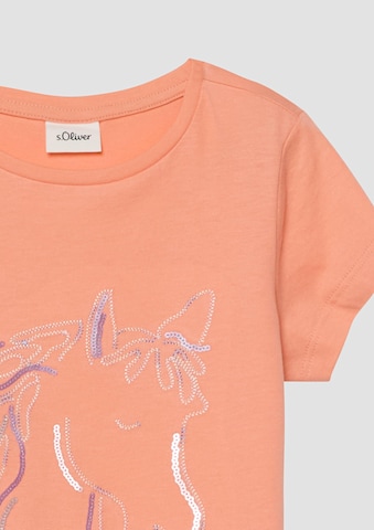 T-Shirt s.Oliver en orange