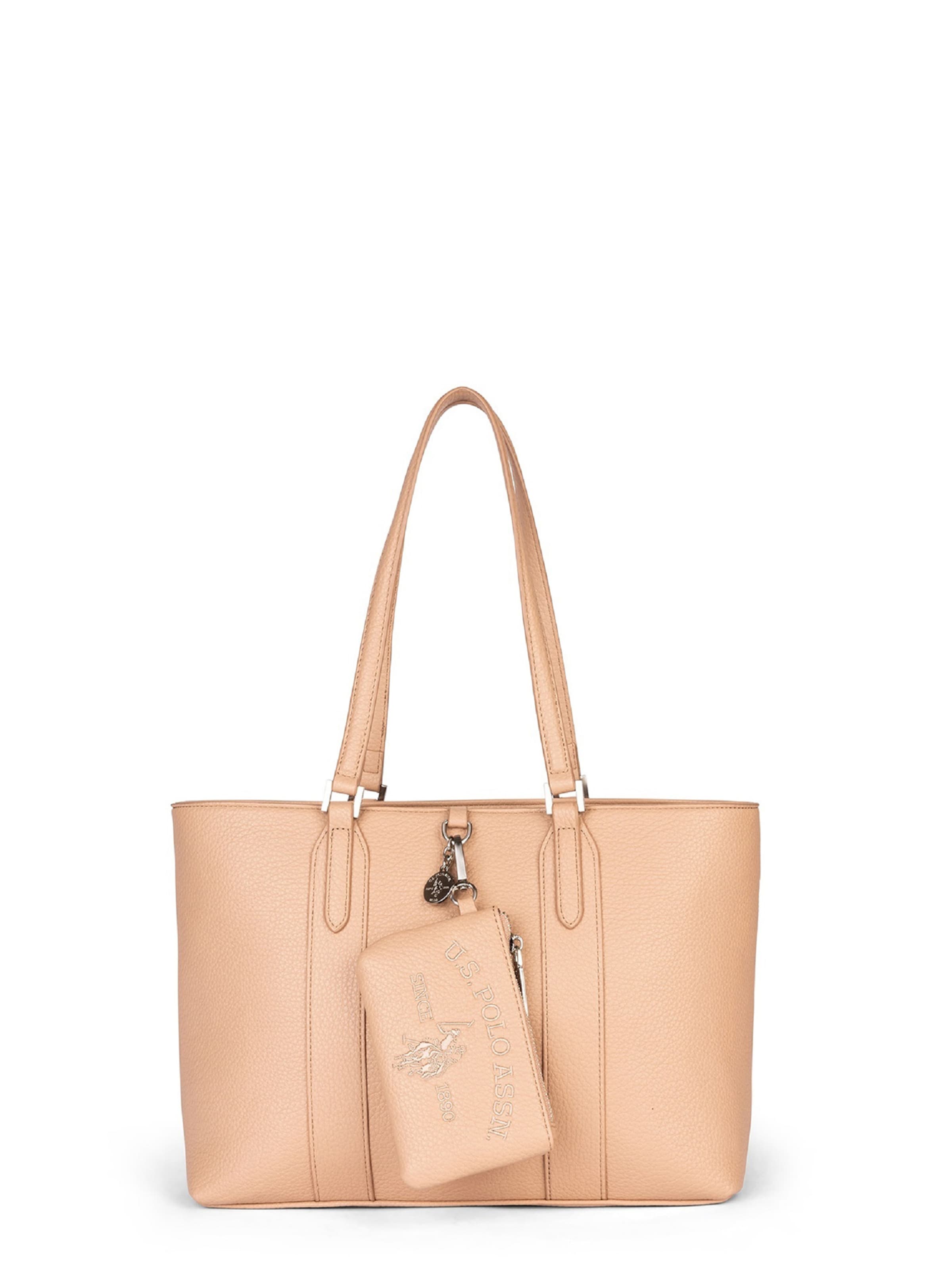 U.S. POLO ASSN. Shopper in Beige: front