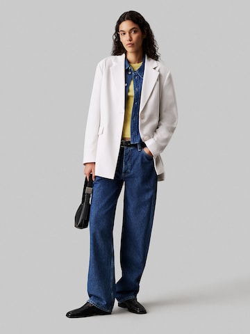 Blazer Calvin Klein Jeans en blanc