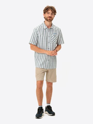 VAUDE Regular fit Athletic button up shirt 'M Albsteig ST III' in White