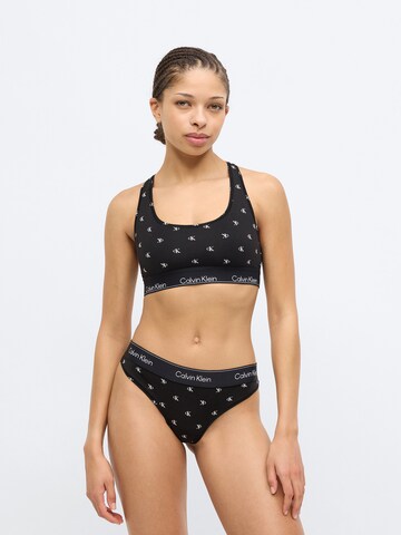 Calvin Klein Underwear String in Zwart