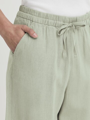 ICHI Loosefit Broek ' IHLINNO ' in Groen