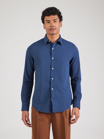 Coupe regular Chemise LERROS en bleu : devant