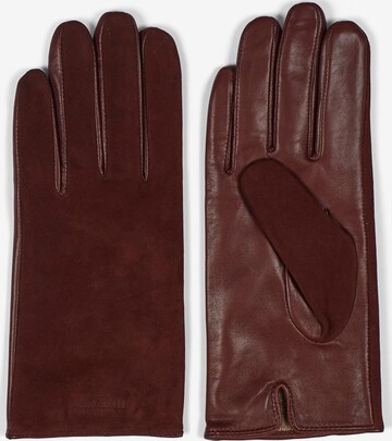 Gants 'Women's Leather Gloves Luna Brown' Howard London en marron : devant