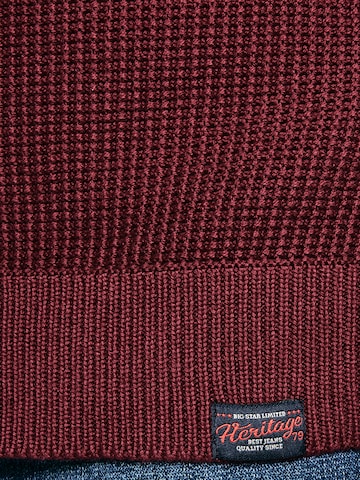 BIG STAR Sweater 'CARLO' in Red