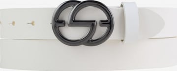 BELTINGER Belt 'Trevisoa' in White: front