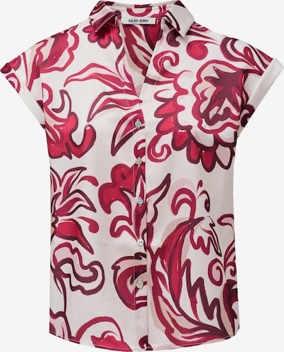 Salsa Jeans Bluse in rot / schwarz / weiß, Produktansicht