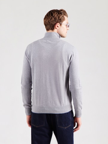 La Martina Πλεκτή ζακέτα σε γκρι: πίσω