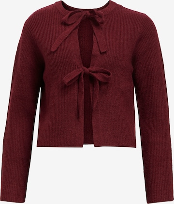 Cardigan 'OBJParvi' OBJECT en rouge : devant
