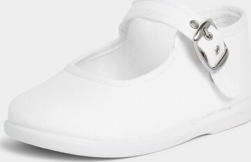 Pisamonas Ballerina's in Wit: voorkant