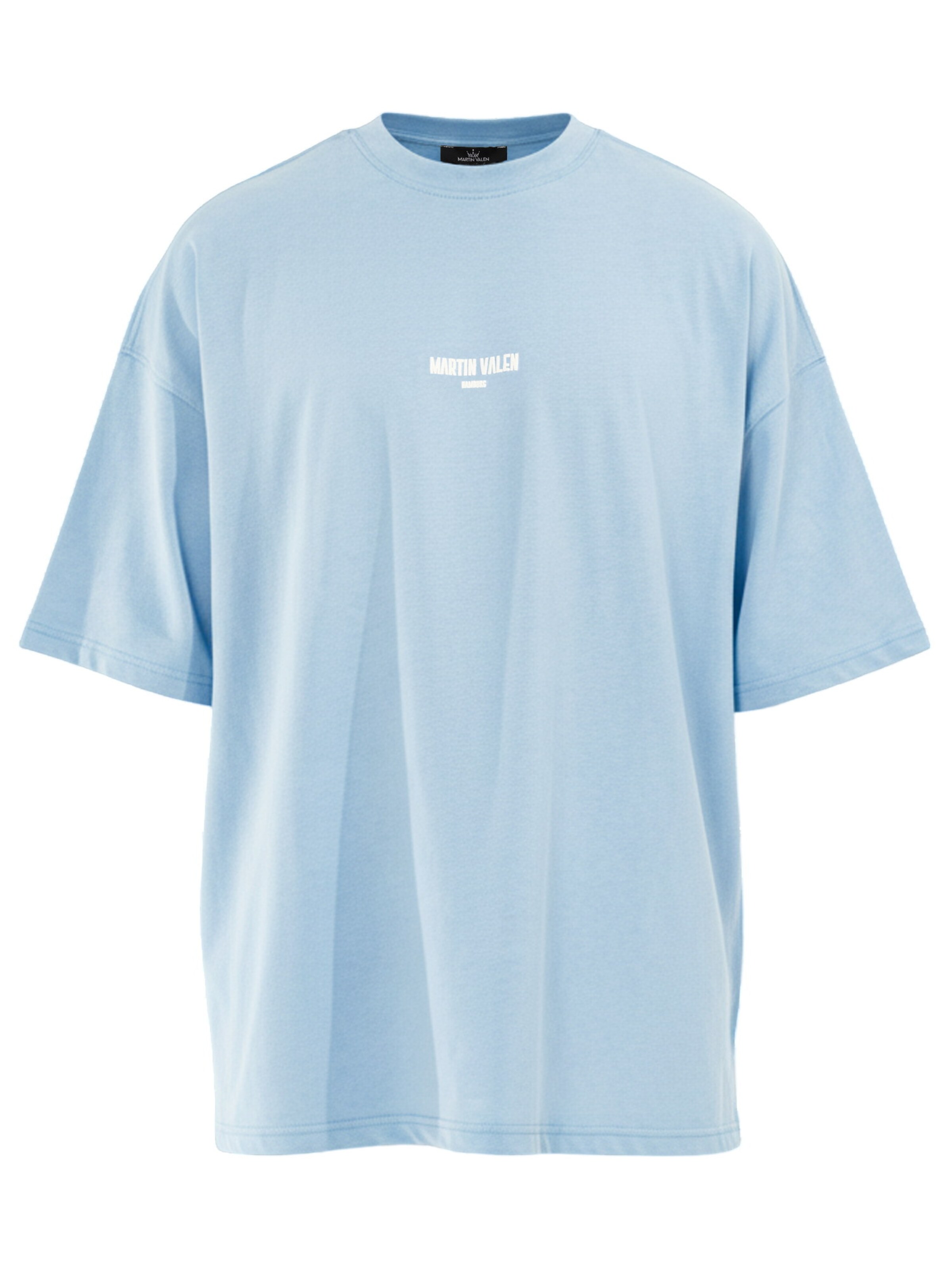 MARTIN VALEN Shirt in Blauw: voorkant