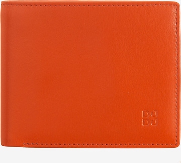 DuDu Wallet in Orange: front